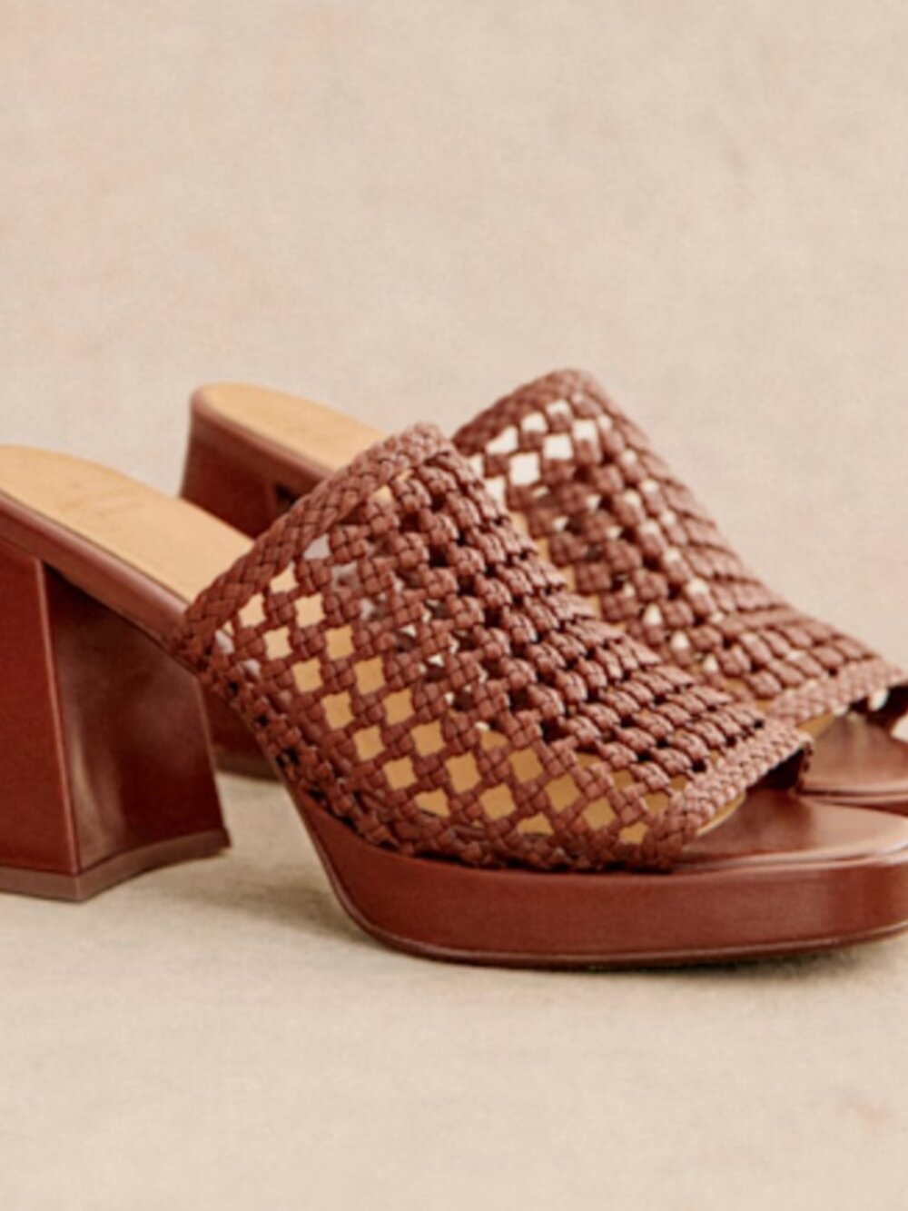 Sezane Annalisa High Mules - Size 40